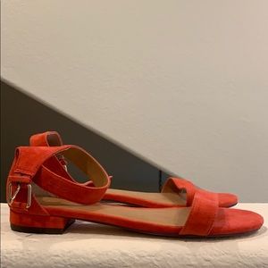 J. Crew NIB Hadley Ankle Strap Suede Sandal